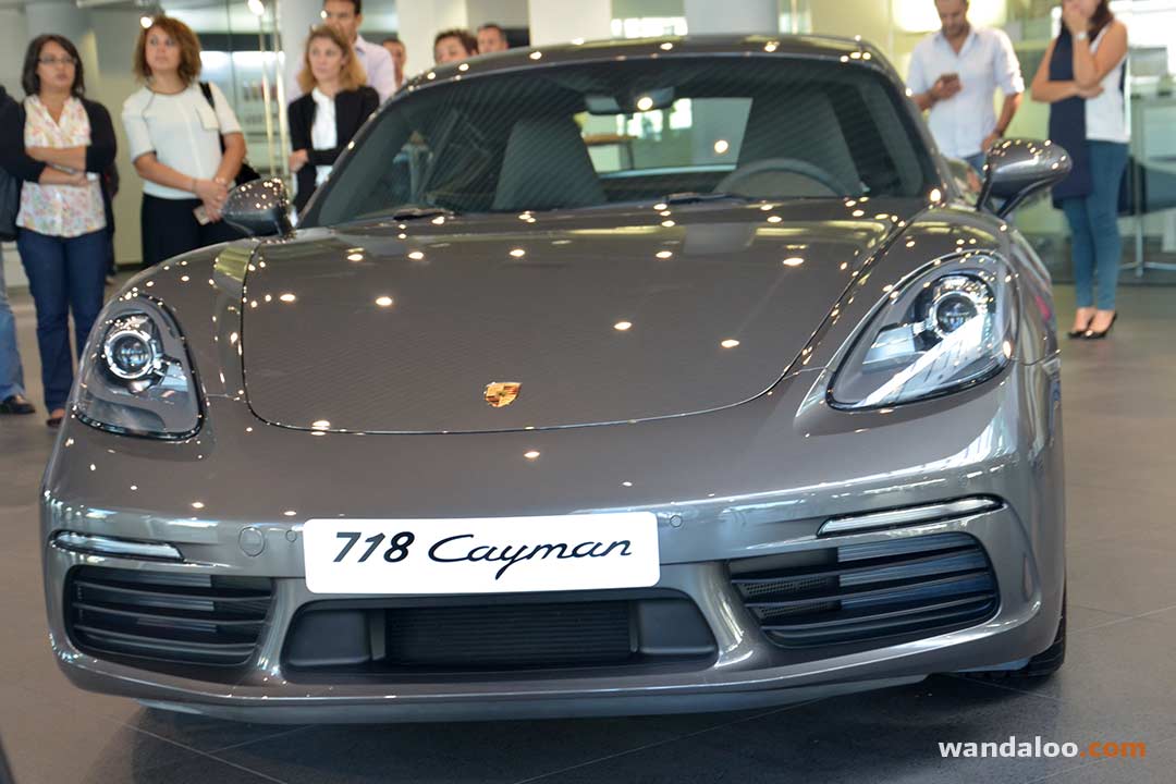 Présentation du nouveau Porsche 718 Cayman