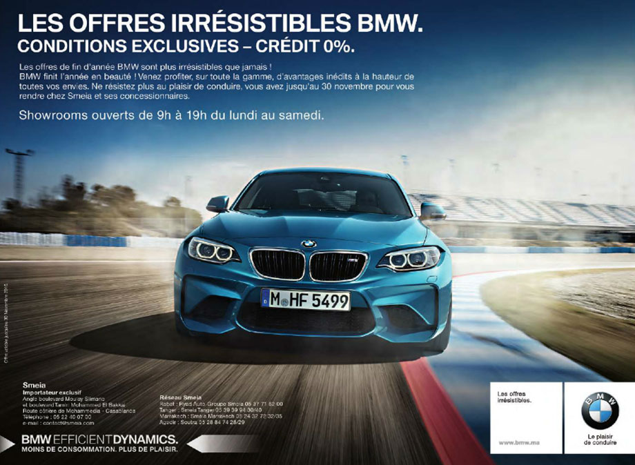 BMW BMW neuve en promotion au Maroc