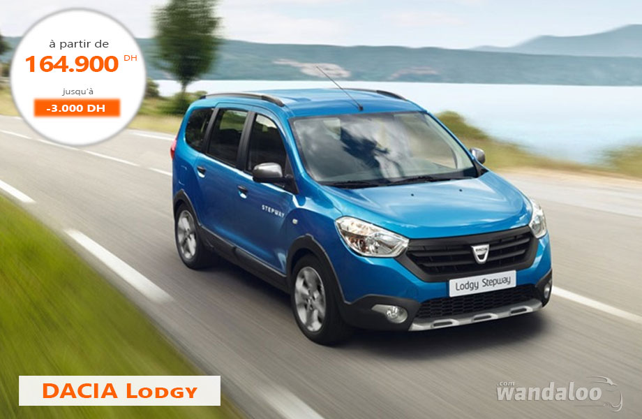 Dacia Lodgy neuve en promotion au Maroc 