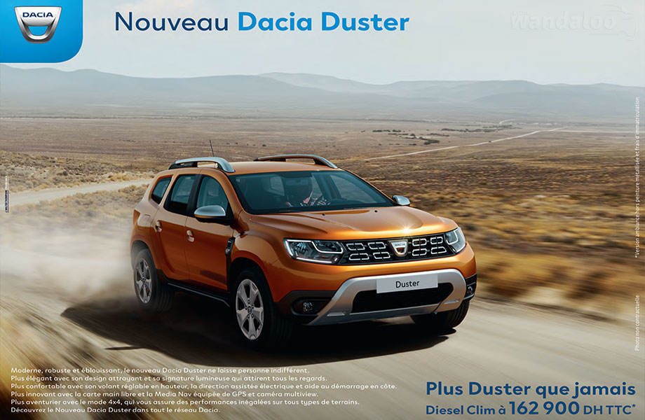 Dacia Dacia neuve en promotion au Maroc