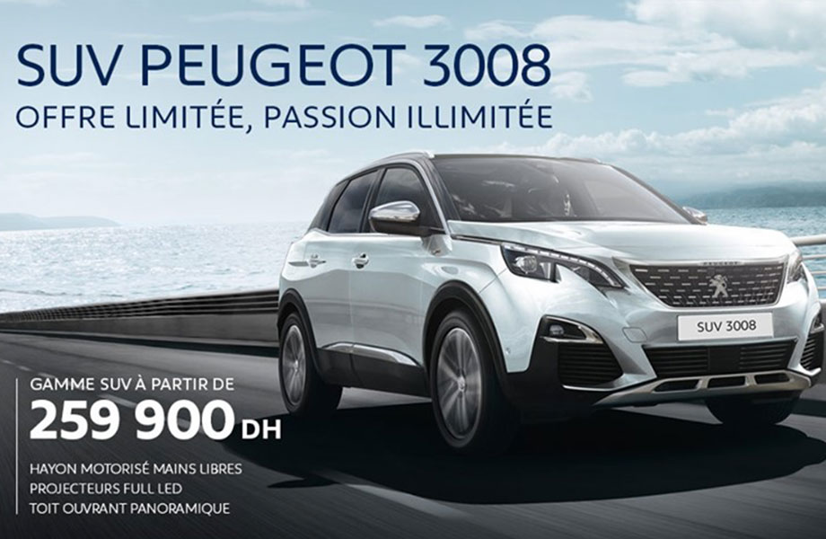 Peugeot 3008 Neuve En Promotion Au Maroc Wandaloo Com