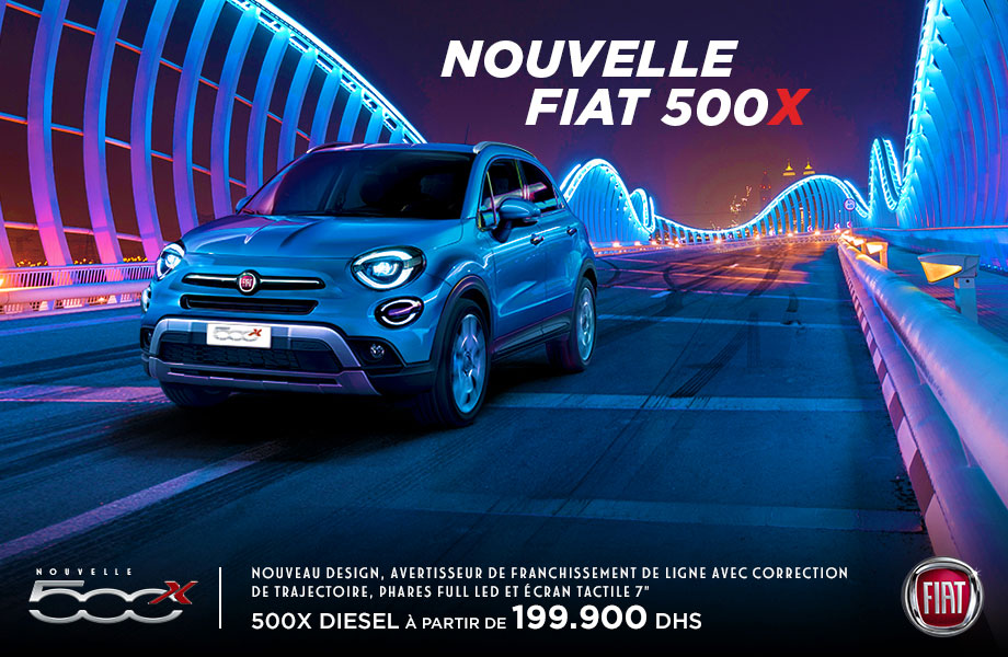 FIAT-500X-2019-Neuve-Maroc