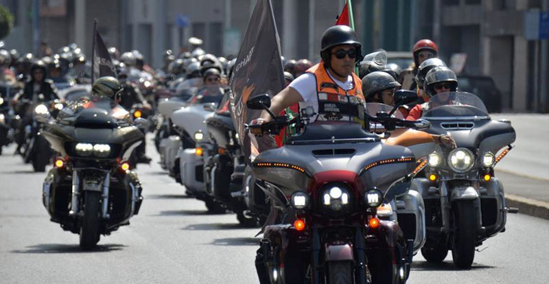 Actu. nationale - Parade Harley-Davidson à Casablanca