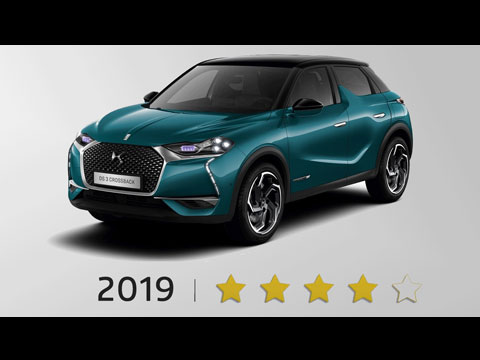 DS3 Crossback 2019 : 4 étoiles à l'Euro-NCAP
