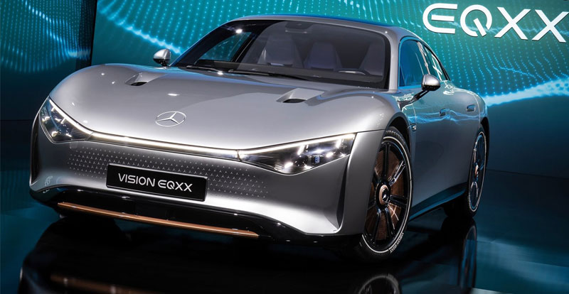 Salon - Le concept MERCEDES-Benz Vision EQXX dépasse 1.000 Km d'autonomie !