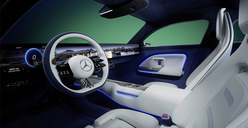 A l'intérieur, Mercedes a priviligié la simplicité 