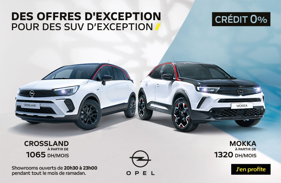 Opel Opel neuve en promotion au Maroc
