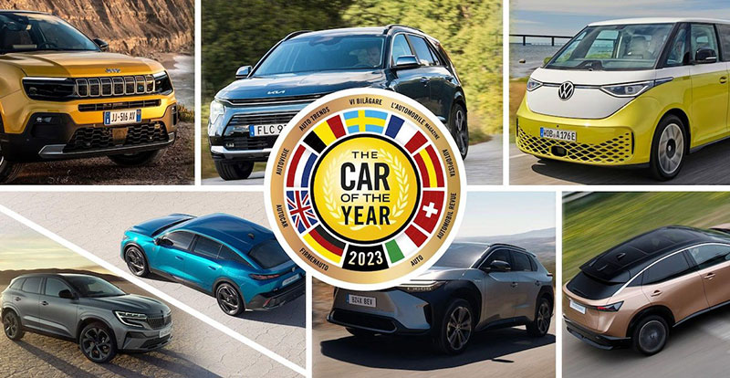 Actu. internationale - Voici les 7 finalistes du « European Car of the Year 2023 »