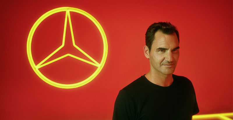 Actu. internationale - MERCEDES-Benz s'allie à Roger Federer pour lancer « Neon Legacy »