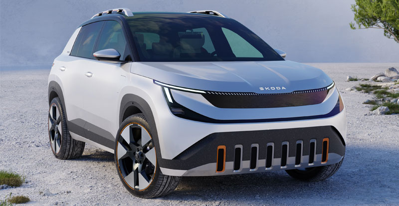 Actu. internationale - ŠKODA donne un premier aperçu de son futur SUV urbain 100 % électrique « Epiq »