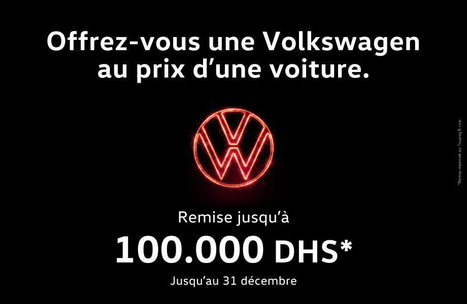 Volkswagen Volkswagen neuve en promotion au Maroc