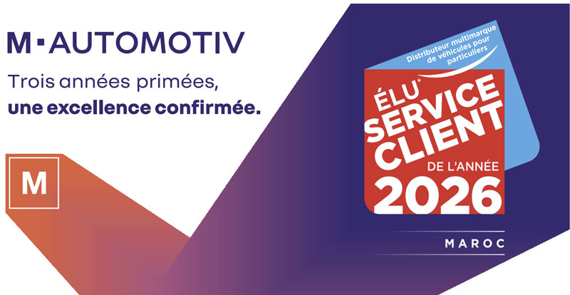 Actu. nationale - M-AUTOMOTIV « Élu Service de l’Année 2026 » pour la troisième année consécutive