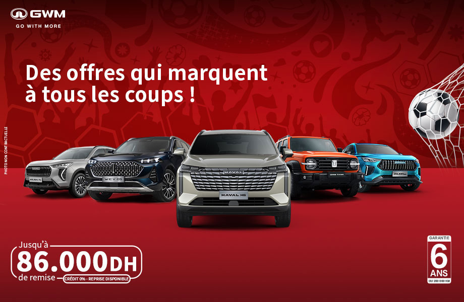 GWM GWM neuve en promotion au Maroc