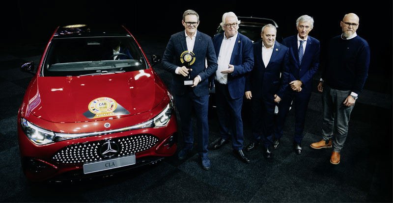 Actu. internationale - MERCEDES-Benz CLA élu Voiture de l'année 2026 en Europe (ECOTY)