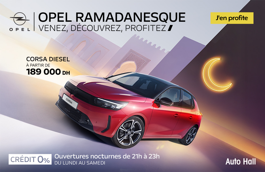 Opel Opel neuve en promotion au Maroc