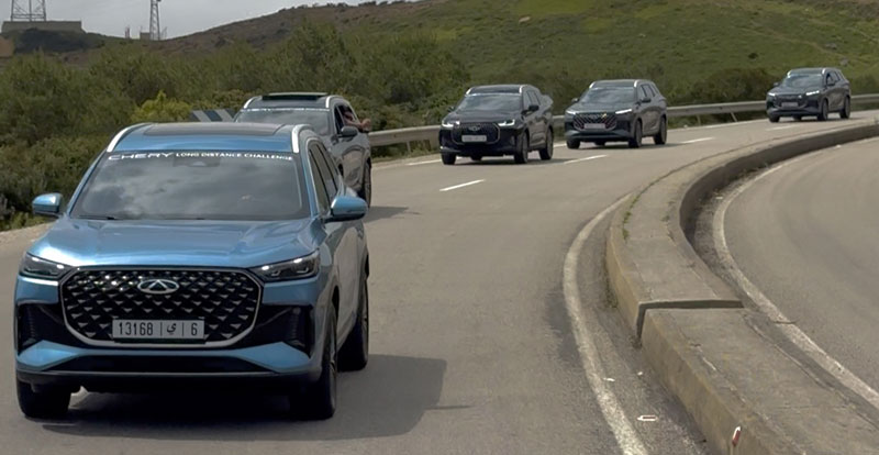 Actu. nationale - CHERY conclut avec succès son « Long Distance Challenge » au Maroc