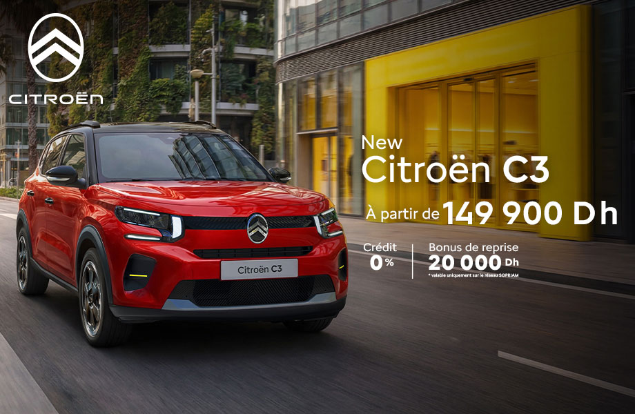 CITROËN CITROËN neuve en promotion au Maroc