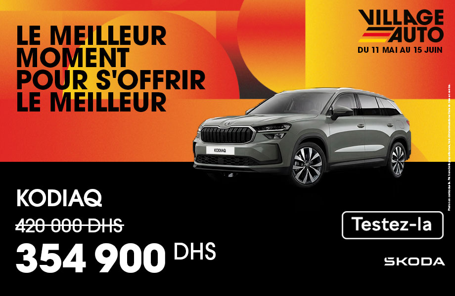 ŠKODA ŠKODA neuve en promotion au Maroc