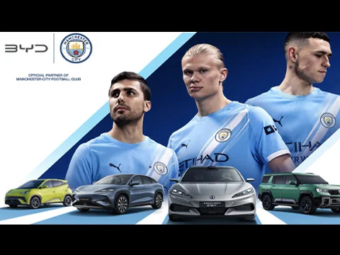 BYD sponsor de Manchester City