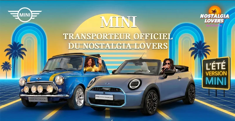Actu. nationale - MINI Transporteur Officiel du Festival Nostalgia Lovers 2026