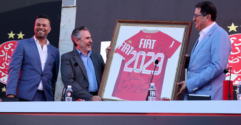 Actu. nationale - FIAT et le WYDAD : un partenariat pour la passion du foot !