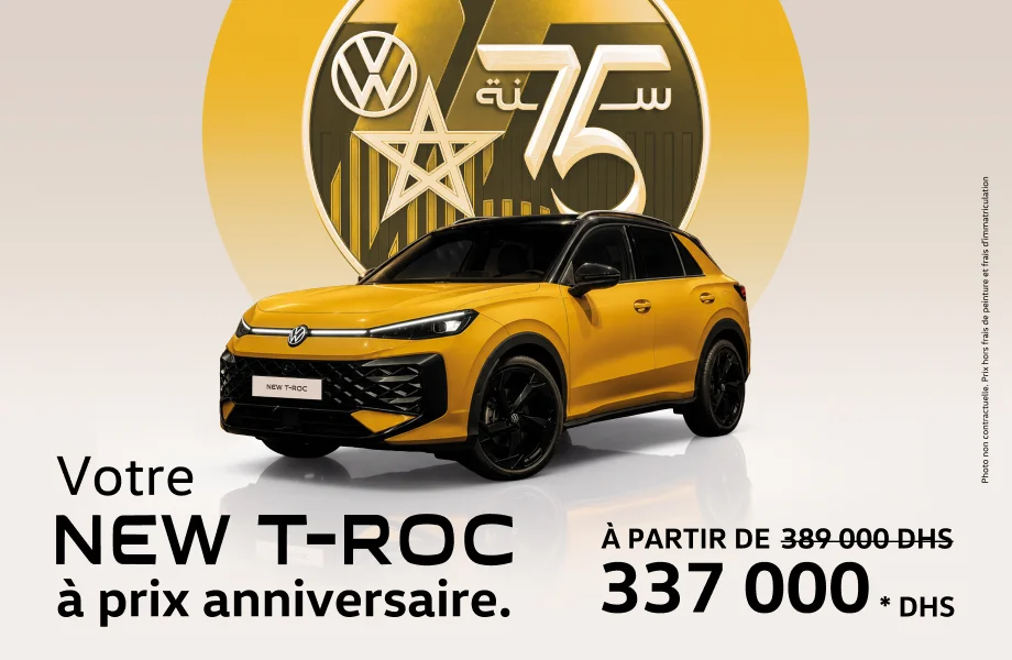 VOLKSWAGEN VOLKSWAGEN neuve en promotion au Maroc