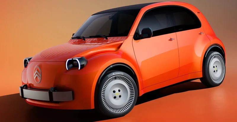 Salon - CITROËN 2 CV Concept 2026 : la deudeuche revient en électrique